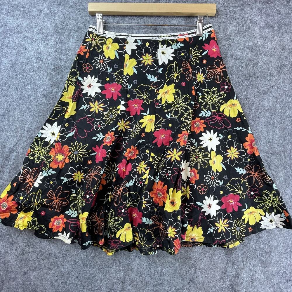 Vintage Lily Skirt Womens Medium Dark Hippie Y2K Indie Sleaze Festival 60s Mod